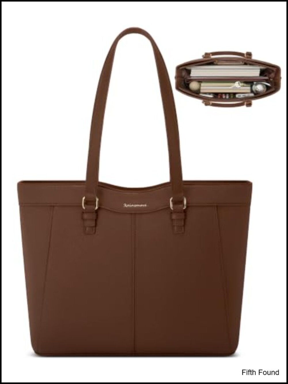 Large PU Leather Work Tote Shoulder Bag